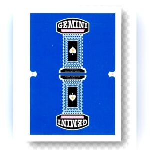 Royal Blue Gemini Playing Cards